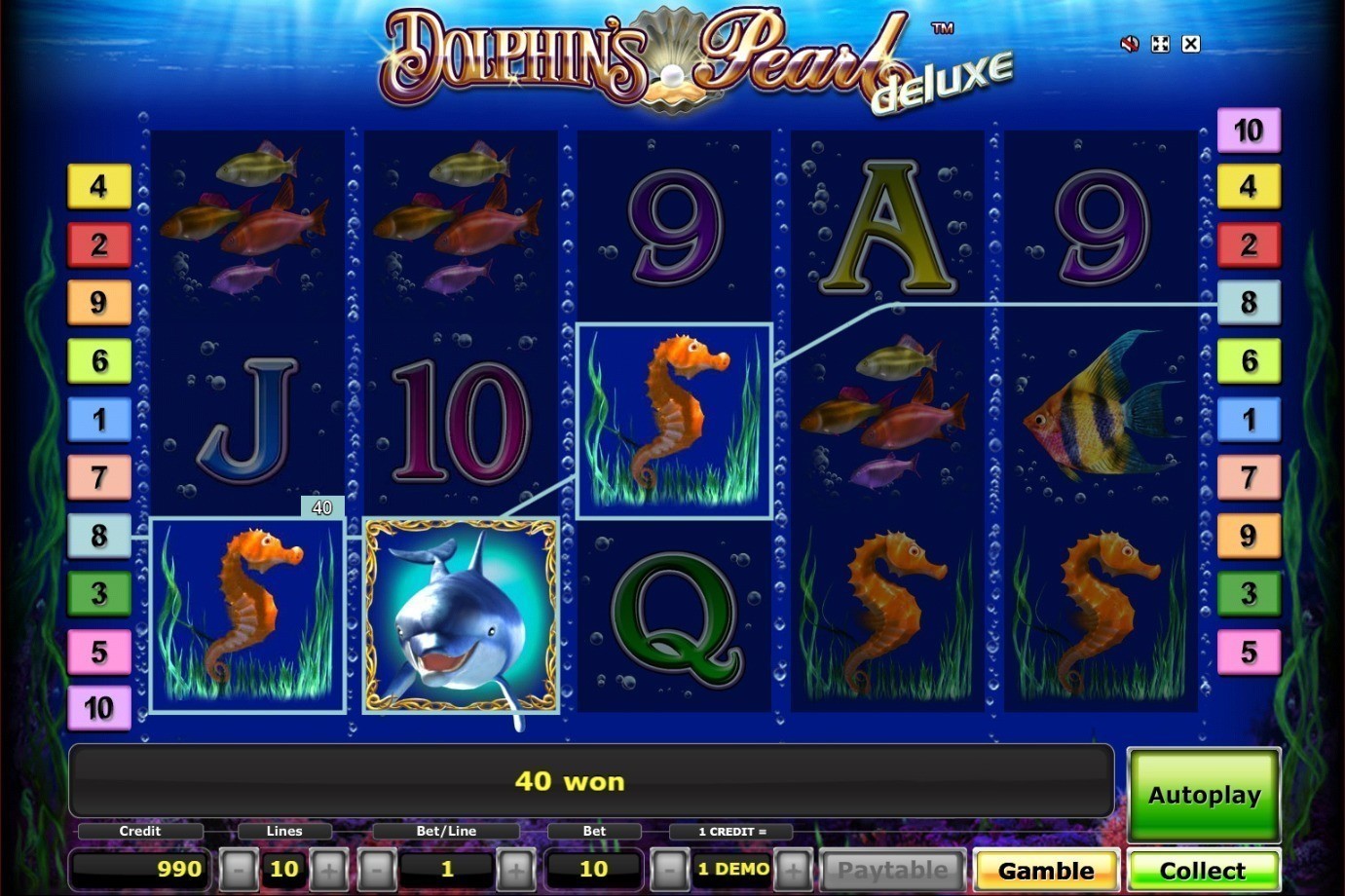 Игровой автомат Dolphin's Pearl