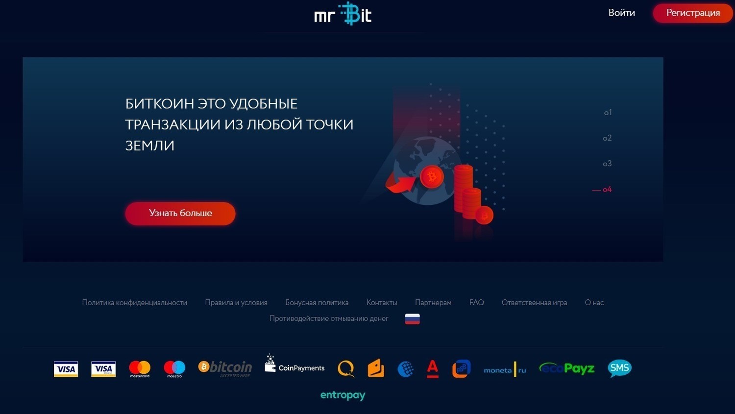 Обзор Mr Bit casino